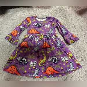 Girls size 2T online boutique milk silk Halloween dress
